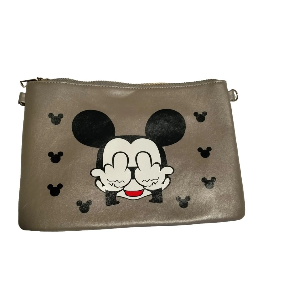 MICKEY MOUSE GIVING THE MIDDLE FINGERS Purse